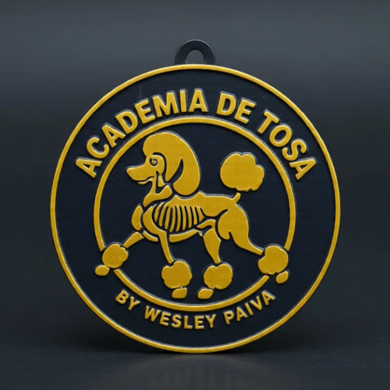 Chaveiro NFC redondo da Academia de Tosa by Wesley Paiva